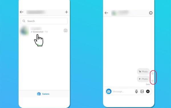 ذخیره عکس یکبار مصرف در اینستاگرام