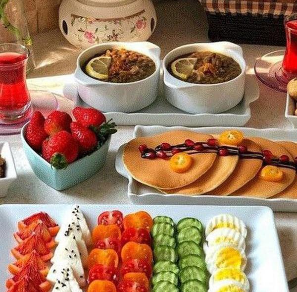 عکس صبحانه برای اینستا