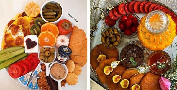 عکس صبحانه برای اینستا
