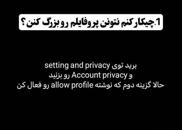 چگونه در اینستا عکس پروفایل را بزرگ کنیم