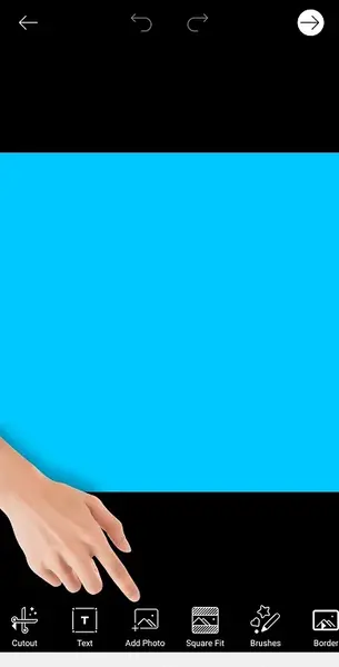 دانلود عکس تیک آبی اینستاگرام