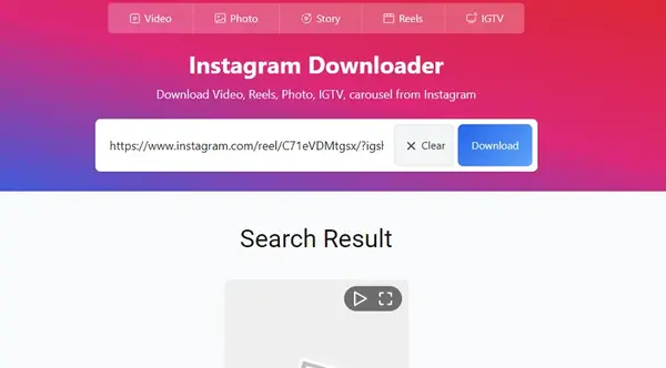 دانلود فیلم و عکس از اینستا بدون برنامه