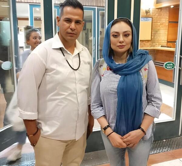 عکس جدید یکتا ناصر و همسرش