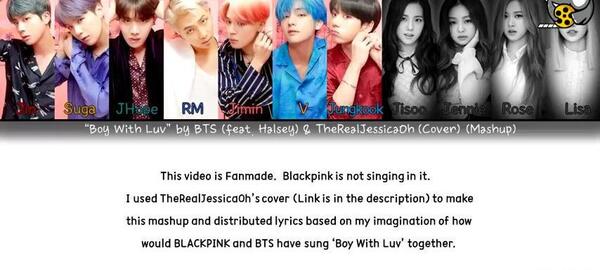 عکس بلک پینک جدید bts
