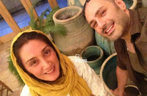 عکس جدید هدیه تهرانی با همسرش