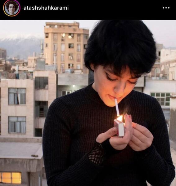 عکس جدید نیکا شاکرمی