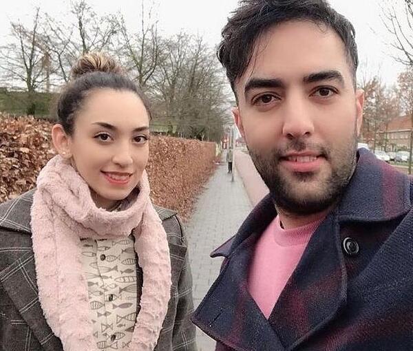 عکس جدید کیمیا علیزاده و همسرش