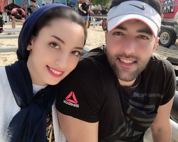 عکس جدید کیمیا علیزاده و همسرش