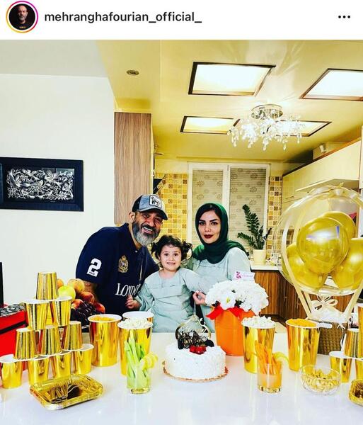 عکس جدید مهران غفوریان و همسرش
