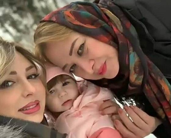 عکس جدید نیوشا ضیغمی و فرزندش