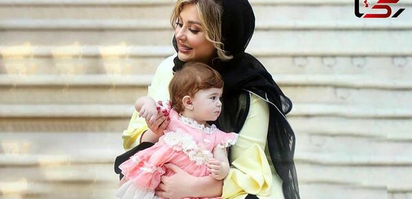 عکس جدید نیوشا ضیغمی و فرزندش