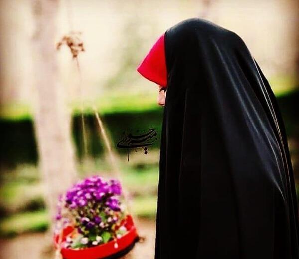 عکس جدید دختر چادری