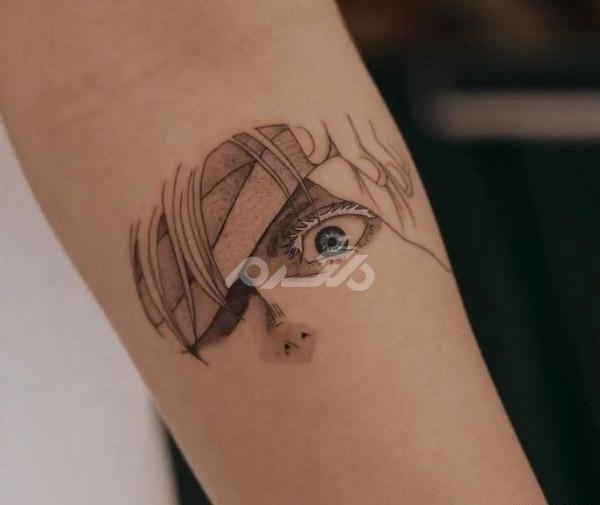 عکس جدید تاتو روی بدن