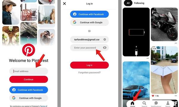 چگونه عکس های pinterest را دانلود کنیم