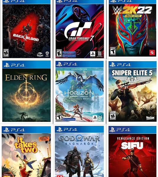 عکس تمام بازی های ps4