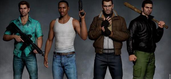 عکس کاراکتر های gta v