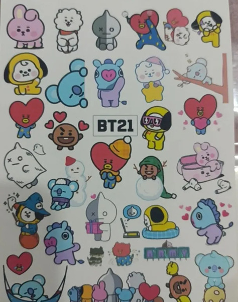 عکس عروسک های bt21