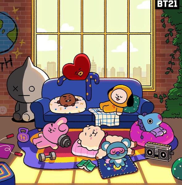عکس های کیوت bt21