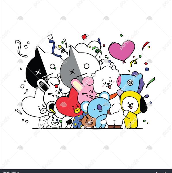 عکس های کیوت bt21