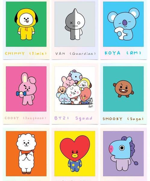 عکس های کیوت bt21