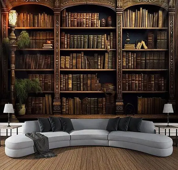 عکس کیوت کتابخانه