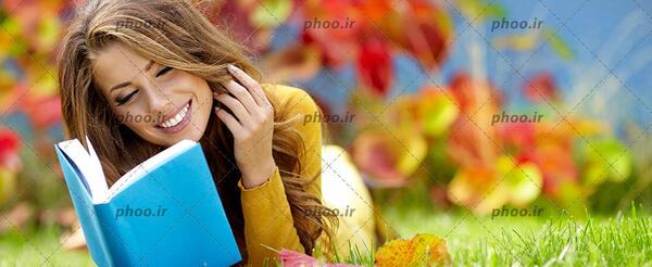 عکس کیوت کتاب خواندن