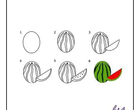 عکس نقاشی کیوت میوه