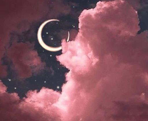 عکس کیوت ماه صورتی