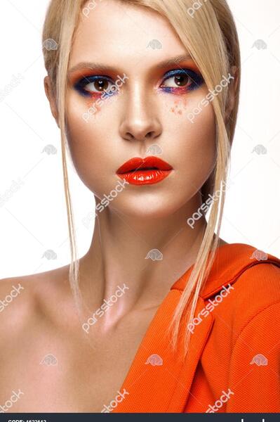 عکس دختر کیوت نارنجی