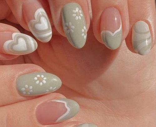 عکس ناخن کیوت کره ای
