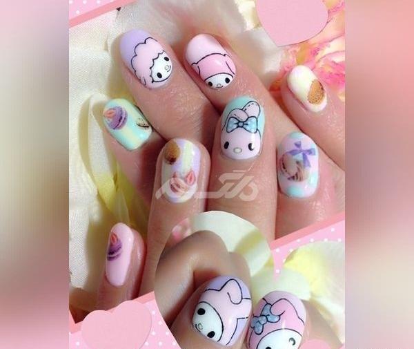 عکس ناخن کیوت بچه گانه