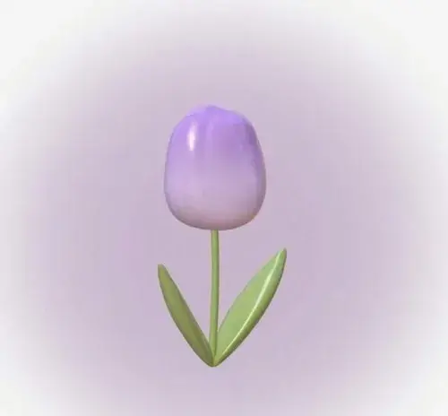 عکس کیوت ویسگون بنفش