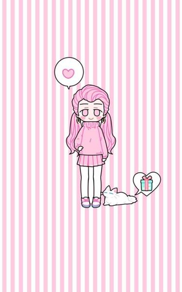 عکس والپیپر کیوت صورتی