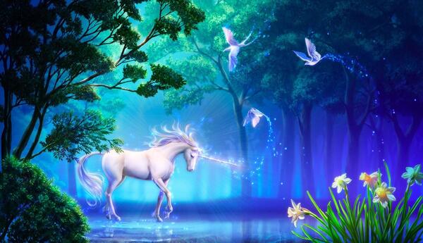 عکس نقاشی کیوت یونیکورن