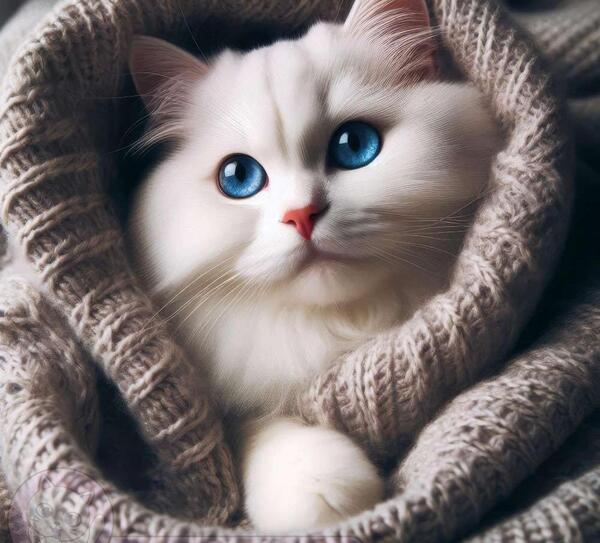 عکس یه گربه کیوت