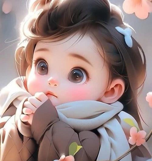 عکس انیمه ی کیوت صورتی