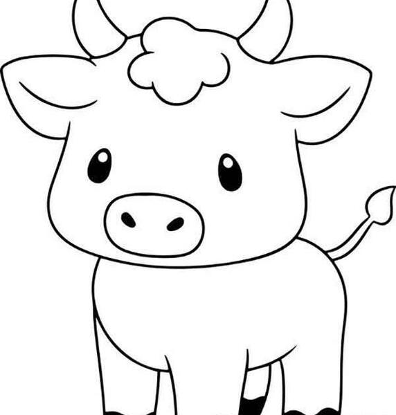 عکس نقاشی گاو کیوت