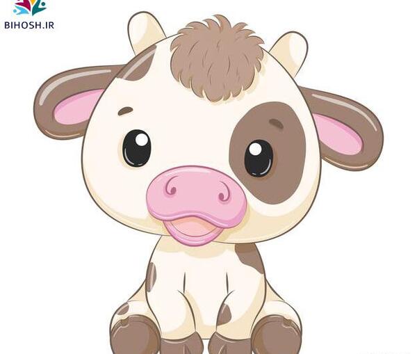 عکس نقاشی گاو کیوت