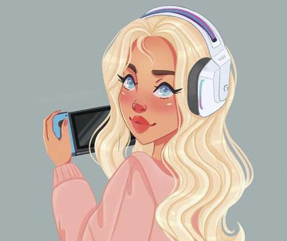 عکس کیوت با گوشی