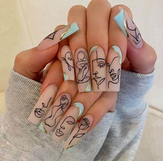 عکس ناخن کیوت عروسکی