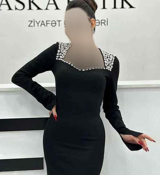 عکس لباس مجلسی شیک با پارچه کرپ