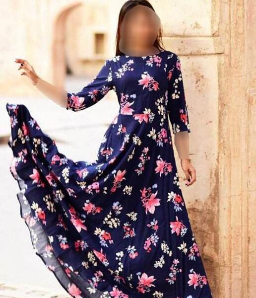 عکس مدل لباس مجلسی گلدار شیک