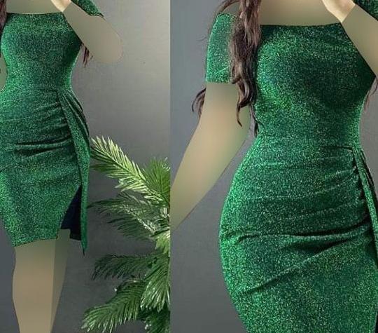 عکس مدل لباس مجلسی شیک لمه کوتاه