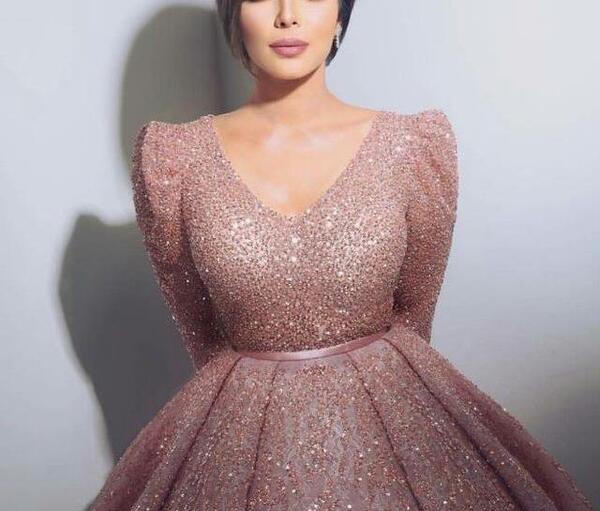 عکس مدل لباس مجلسی دخترانه شیک لمه کوتاه