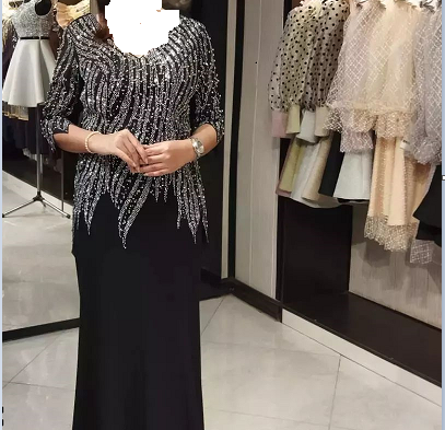 عکس لباس مجلسی شیک مشکی جدید