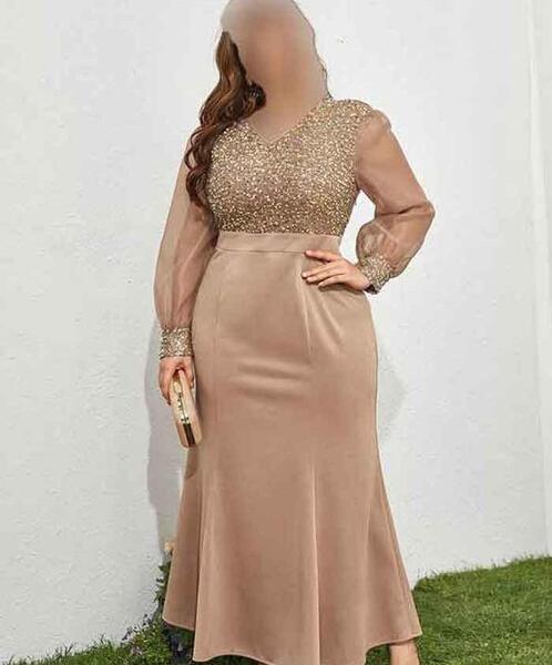 عکس لباس مجلسی زنانه چاق برای عروسی