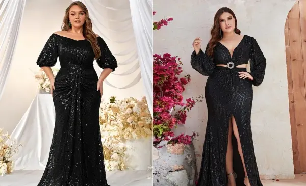 عکس لباس مجلسی زنانه چاق بلند