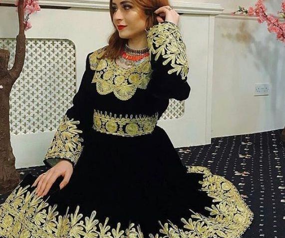 عکس مدل لباس مجلسی زنانه افغانی
