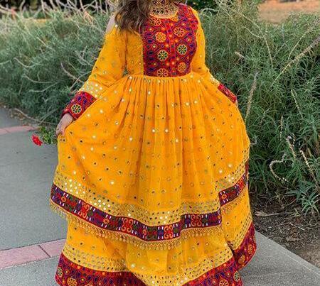 عکس مدل لباس مجلسی زنانه افغانی