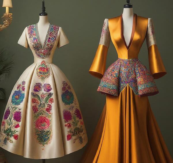 عکس تولیدی لباس مجلسی زنانه در اصفهان